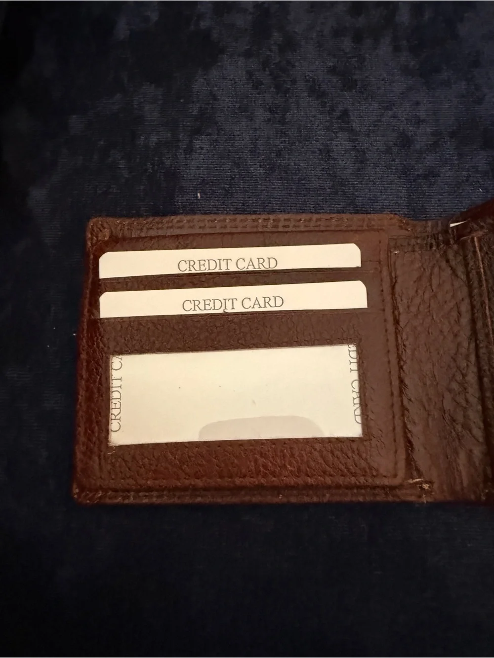 NKSK Craft Brown Leather Bi-Fold Wallet